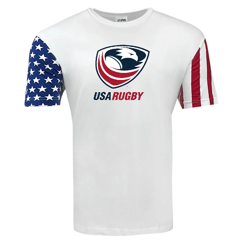 USA Rugby Stars and Stripes Logo Tee