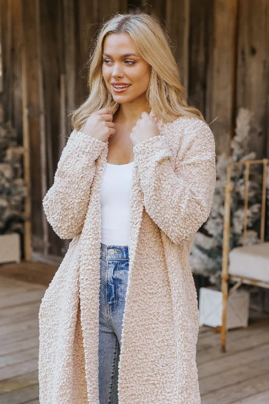 Sand Popcorn Dreamer Cardigan - FINAL SALE