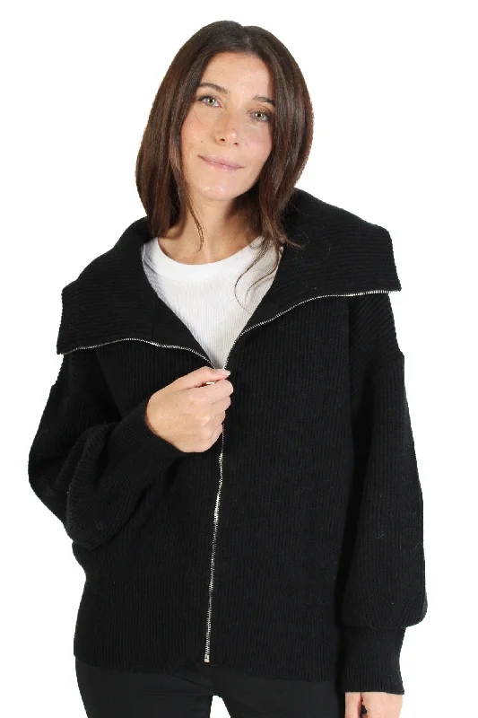 James Zip Up Cardigan