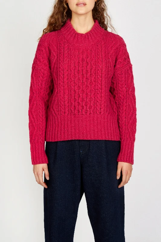 Irish - Liberty Diamond Crew Neck - Bramble