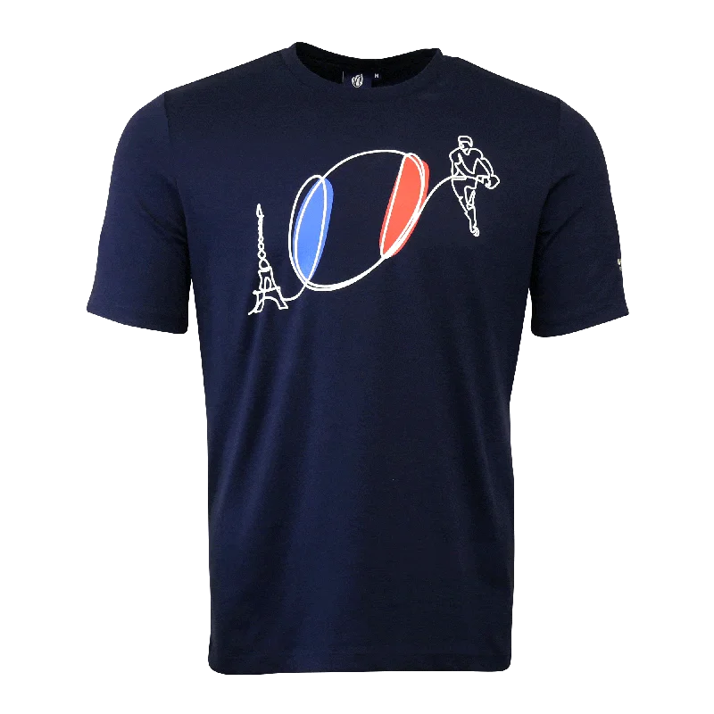 Rugby World Cup 23 France Cotton T-shirt by Macron