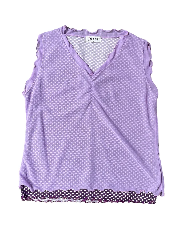 Vintage Y2K Blouse Laid - back Women's Vibe