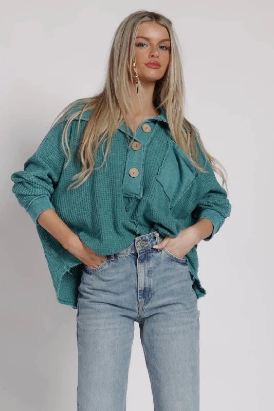 Oversized Mineral Washed Top Vintage Women's 1970S 