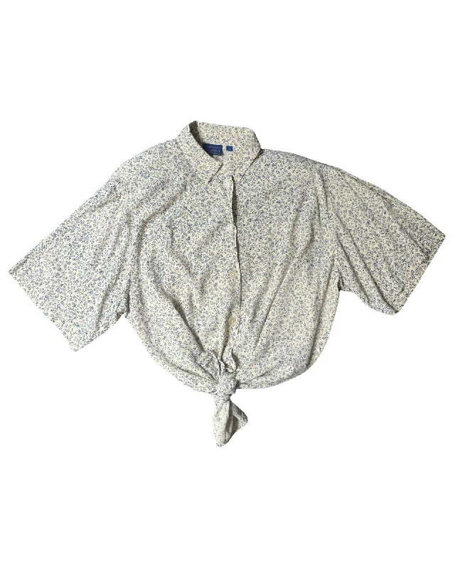 Vintage Pattern Blouse Trendy Women's Oversized