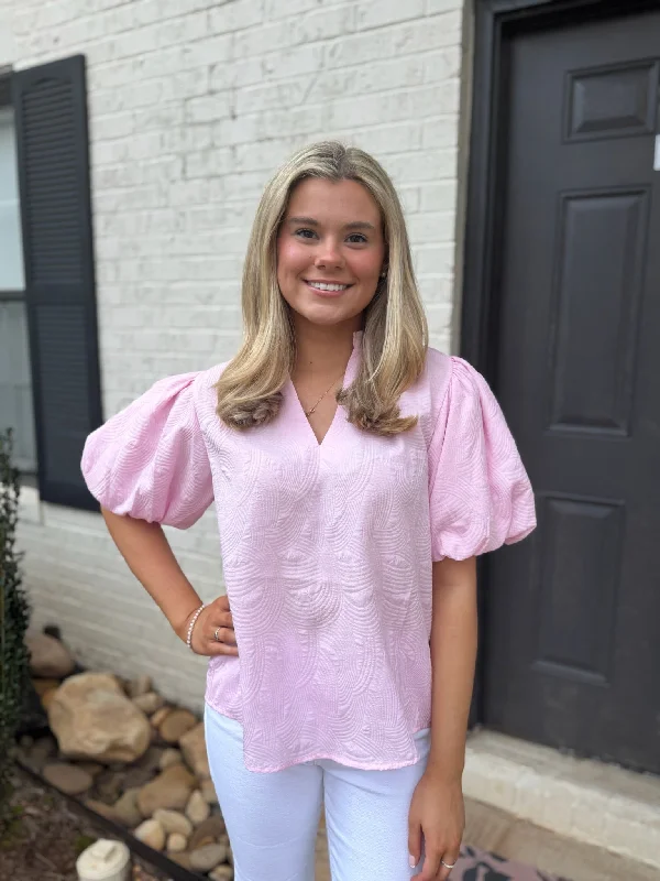 Presley Pink Top Tough Women's Military - inspired