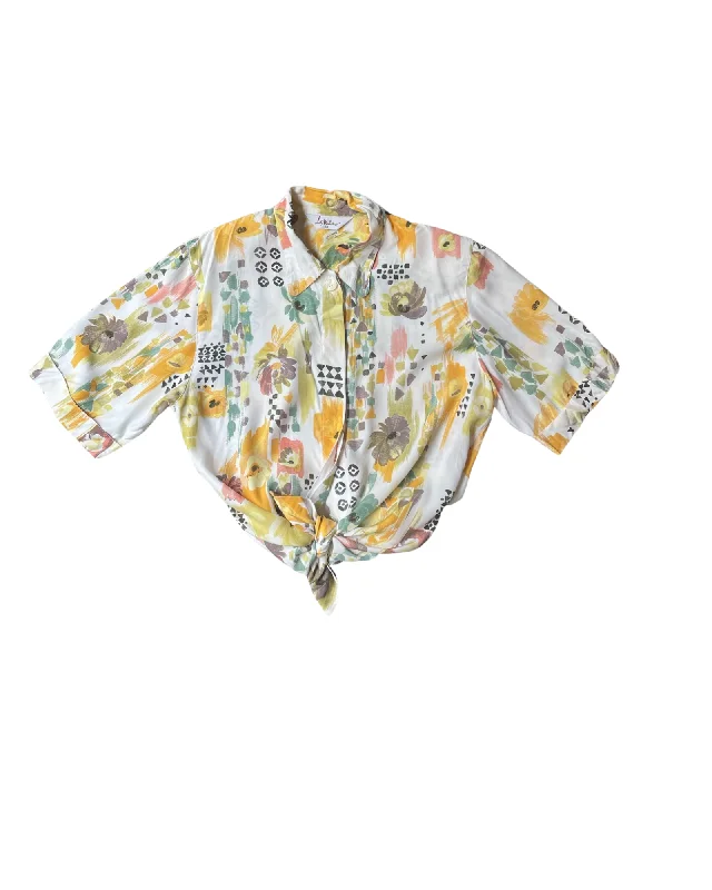 Vintage 90’s pattern Blouse Geometric
