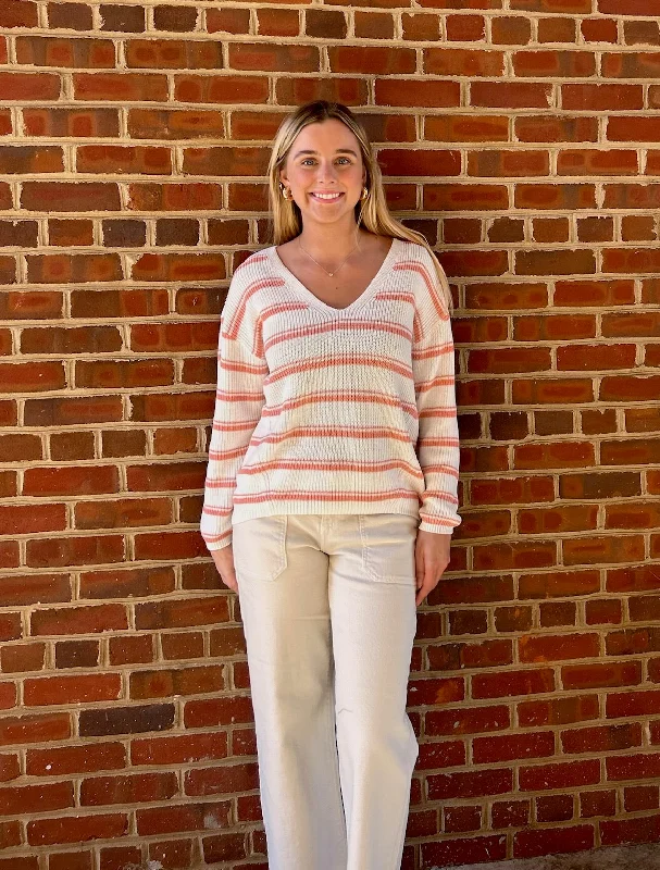 Bellini Stripe Tucker Sweater Athletic Women's 