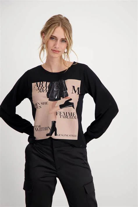 Monari 807626 time to shine Drawn Woman Laid - back Women's Style