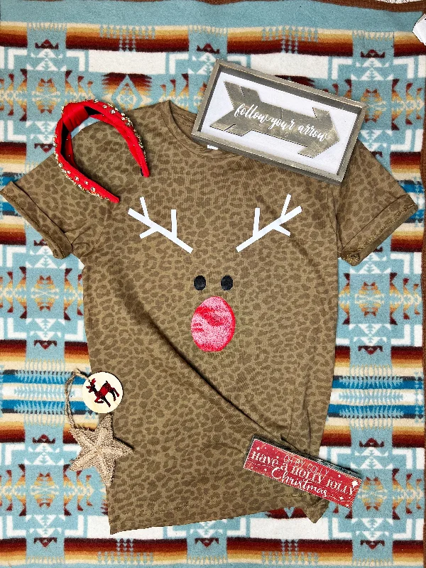 The Leopard Reindeer Tee