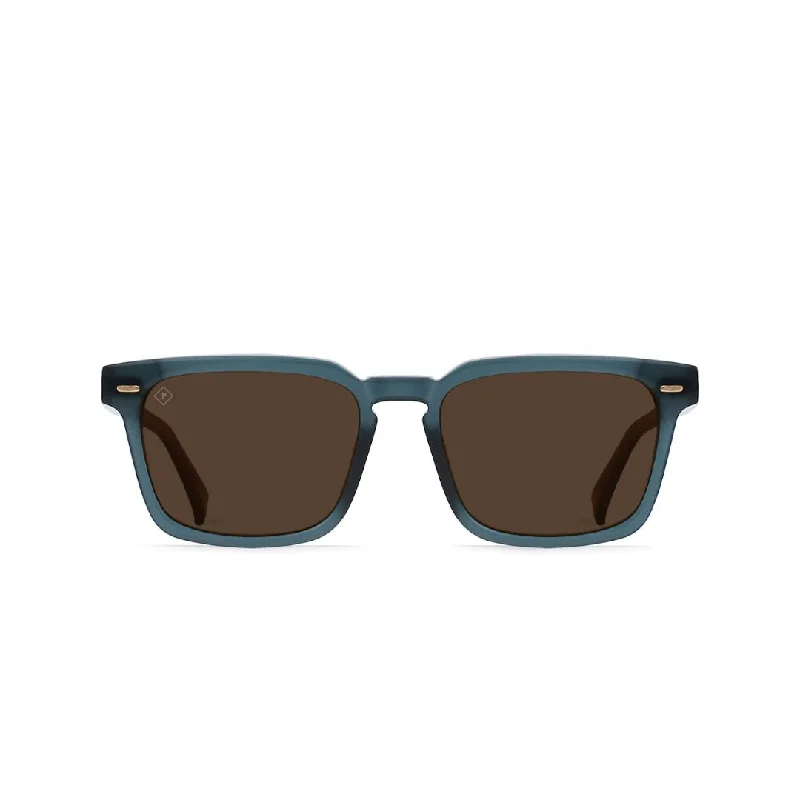 Adin Polarized Sunglasses (Cirus + Vibrant Brown) Geometric - Patterned Frame Design