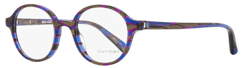 Alain Mikli Men's Oval Eyeglasses A03064 004 Rhombus Blue-Brown 47mm Unisex Angular Frame Style Alain Mikli Men's Oval Eyeglasses A03064 004 Rhombus Blue-Brown 47mm Unisex Angular Frame Style