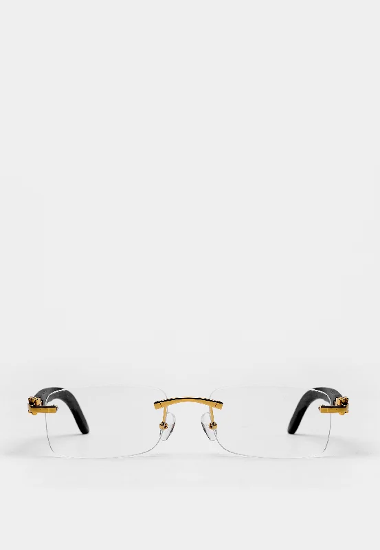 Ashluxe Scholar V2 Sunglass Black Art - Deco - Inspired Eyewear