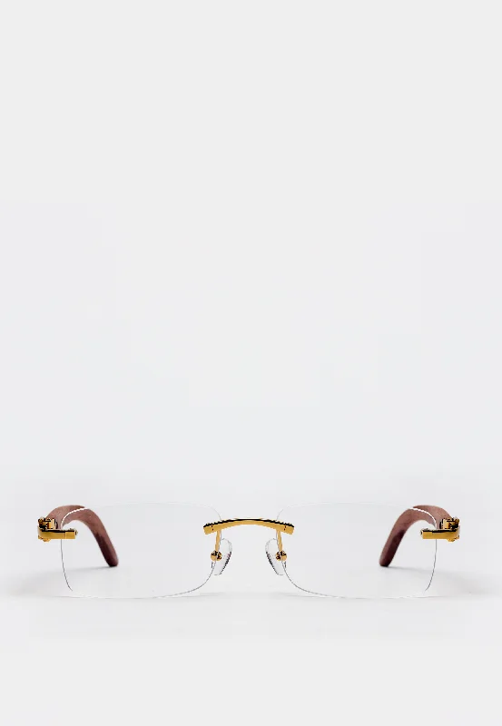 Ashluxe Scholar V2 Sunglasses Brown Tinted - Lens Reading Glasses