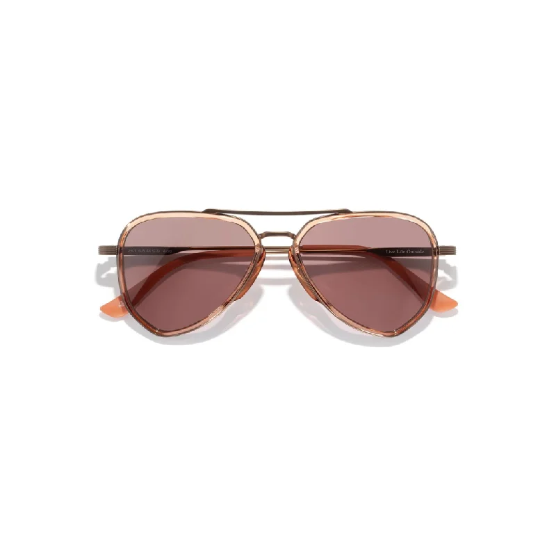 Astra Polarized Sunglasses Copper Ruby Wrap - Around Ski Goggles