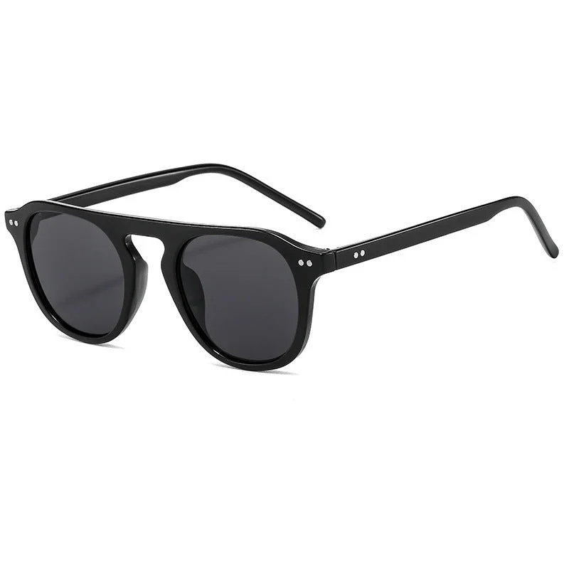 Bright black frame gray pi