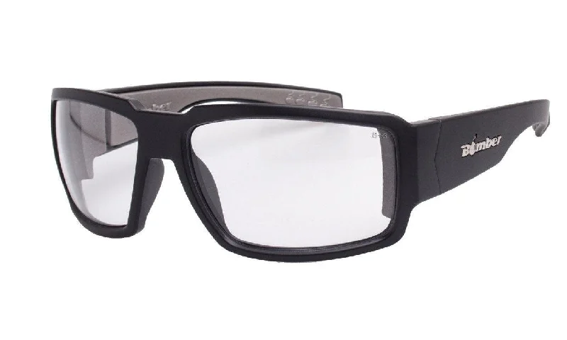 Boogie Safety Sunglasses - Clear Z87 Glitter - Embellished Party Glasses