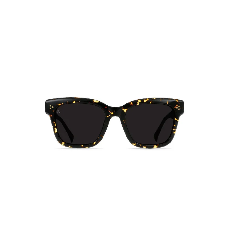 Breya Sunglasses (Cosmos Tortoise + Dark Smoke) Geometric - Patterned Frame Design
