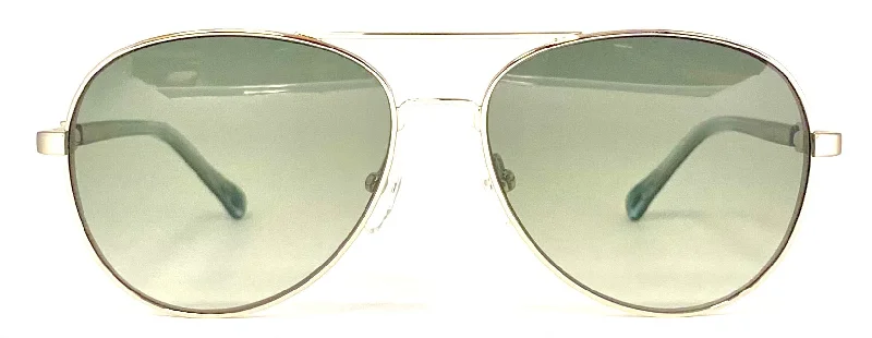 Bruno Magli Costa Sunglass in Silver Mirrored - Lens Driving Look
