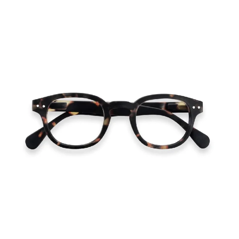 #C Reading Glasses (Tortoise) Wood - Grain Accent Natural Look
