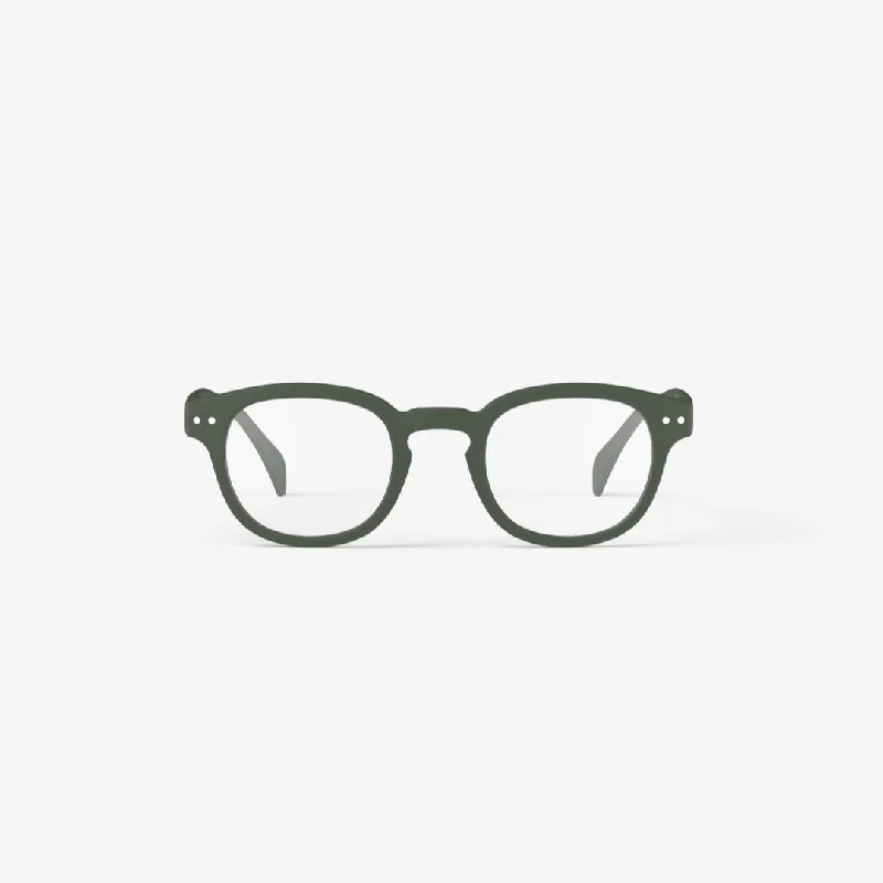 #C Screen Reading Glasses (Khaki) Wayfarer Streetwear Style