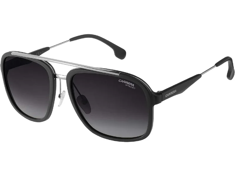 CARRERA Men's CA133/S Pilot Matte Black Ruthenium Sunglasses Vintage - Style Browline Glasses