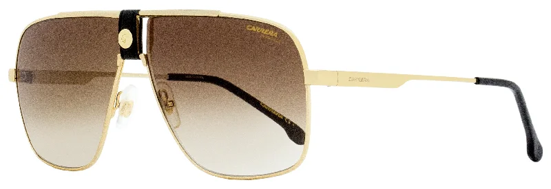 Carrera Men's Navigator Sunglasses CA1018/S J5GHA Gold/Black 63mm Cat - Eye Vintage Revival