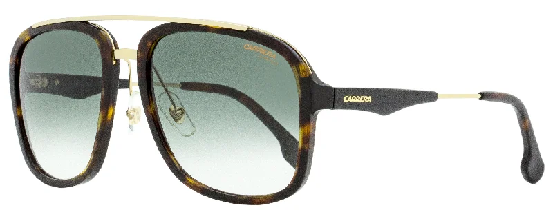 Carrera Men's Square Sunglasses CA133S 2IK9K Havana/Gold 57mm Fashionable Look