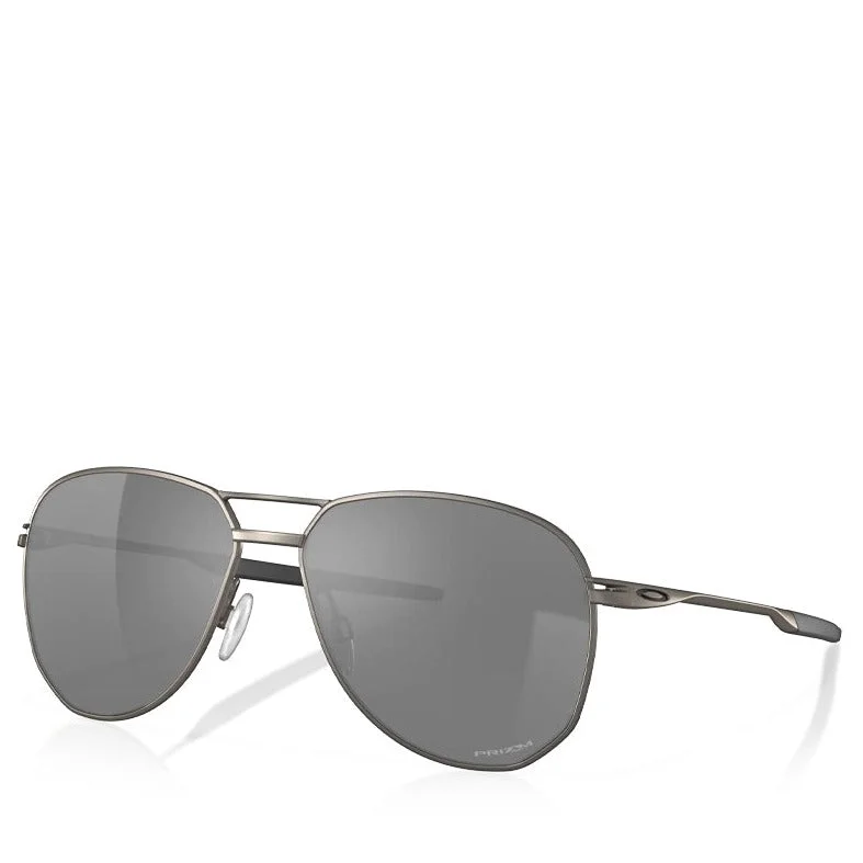 OAKLEY CONTRAIL MATTE GUNMETAL W/ PRIZM BLACK Oval - Rimmed Sophisticated Look