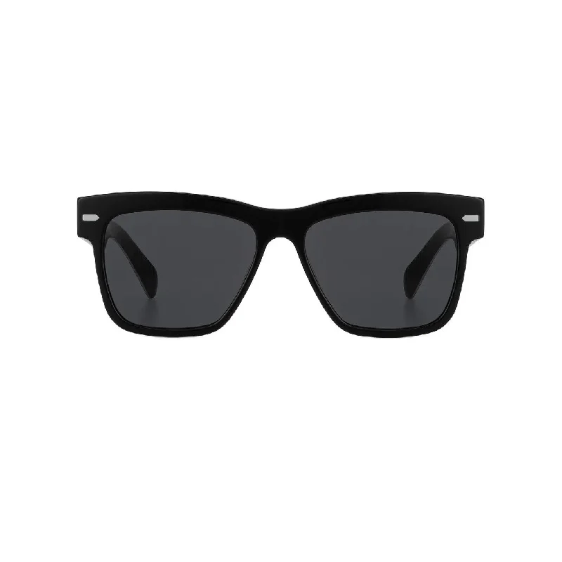 Cut Fifteen (Black + Black) Foldable Travel - Friendly Glasses