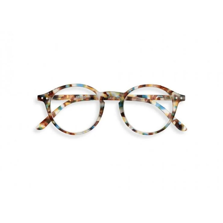 #D Reading Glasses (Blue Tortoise) Foldable Travel - Friendly Glasses