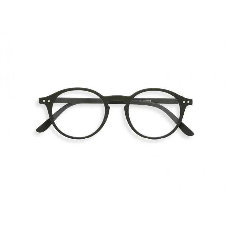 #D Reading Glasses (Kaki Green) Oval - Rimmed Sophisticated Look