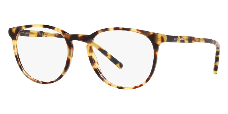 Dolce & Gabbana Men's 54mm Yellow Havana Opticals Anti - Blue - Light Computer Glasses