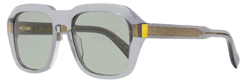 Dunhill Men's Caine Sunglasses DU0001O 005 Transparent Gray 54mm Wayfarer Streetwear Style Dunhill Men's Caine Sunglasses DU0001O 005 Transparent Gray 54mm Wayfarer Streetwear Style