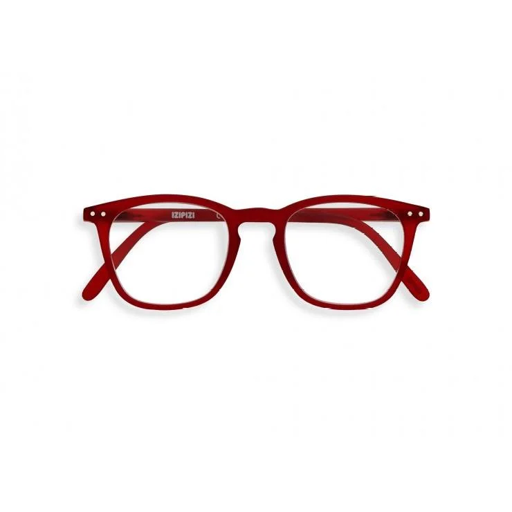 #E Reading Glasses (Red) Colored - Lens Sports Style