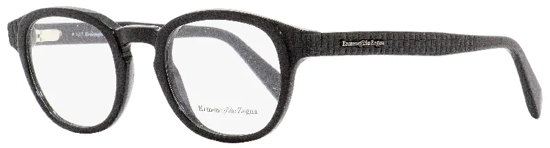 Ermenegildo Zegna Men's Eyeglasses EZ5108 001 Black 48mm Tortoiseshell Pattern Aesthetic Ermenegildo Zegna Men's Eyeglasses EZ5108 001 Black 48mm Tortoiseshell Pattern Aesthetic