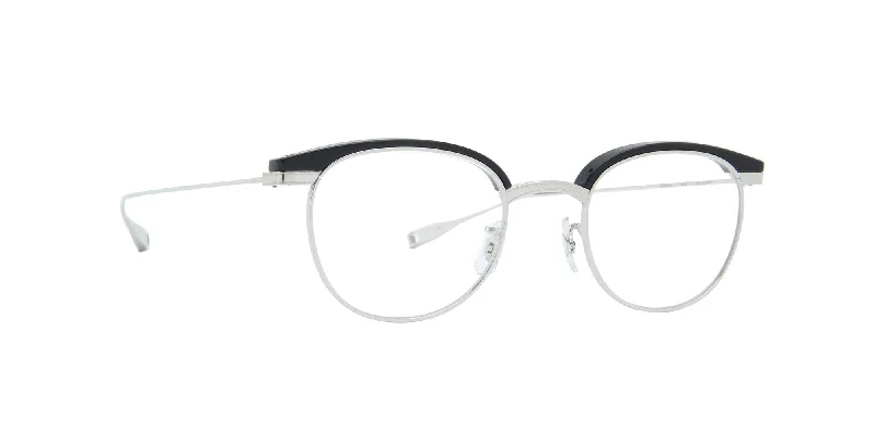 Eyevan Unisex 48 mm Black Opticals CARAVAN-BKS-48 Geometric - Shaped Avant - Garde