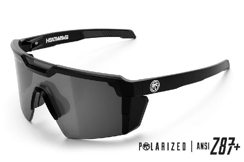 Future Tech Sunglasses: Silver Z87+ Polarized Translucent Frame Modern Aesthetic