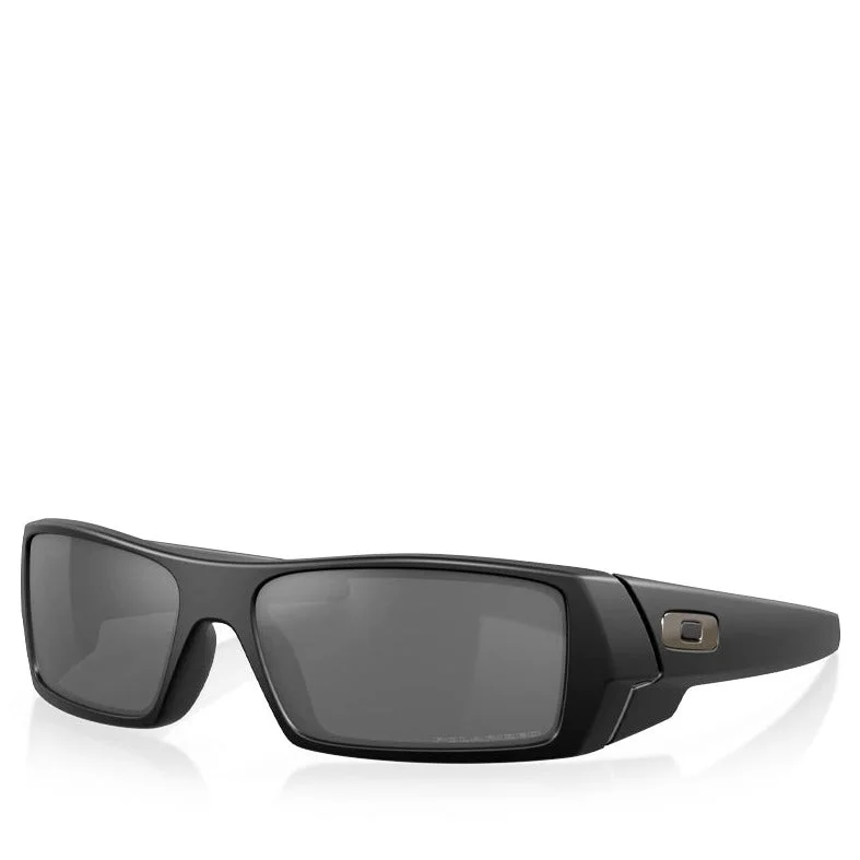 OAKLEY GASCAN MATTE BLACK W/ BLACK IRIDIUM POLARIZED Transparent Frame Trend