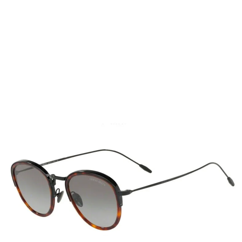 Giorgio Armani Ar6068 Red Havana Oval - Rimmed Sophisticated Look
