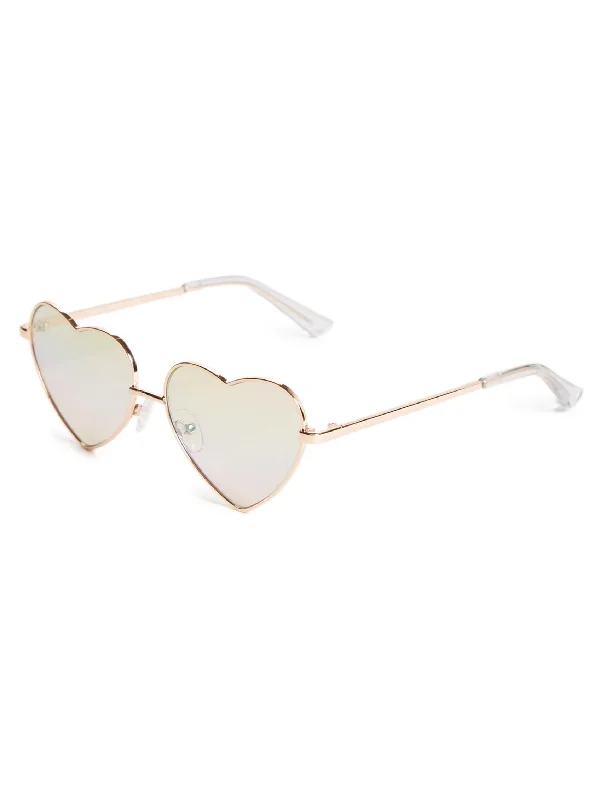 Girl's Pink Heart Sunglasses Flip - Up Dual - Purpose Design