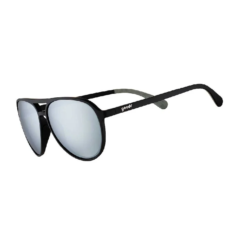 Goodr Mach G Add the Chrome Package Sunglasses Wire - Frame Intellectual Look