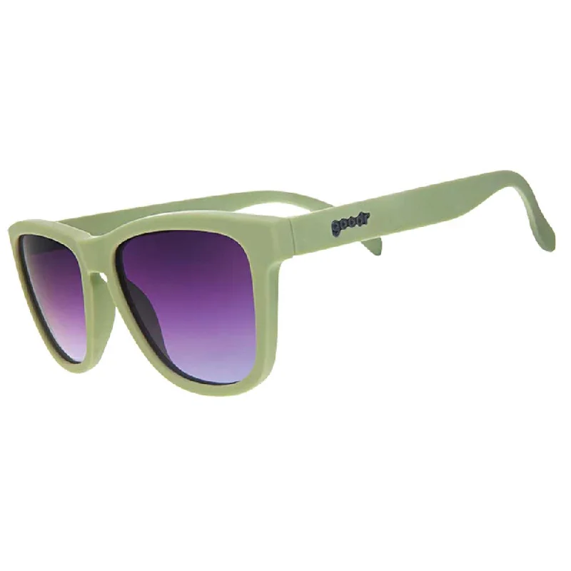 Goodr OGs Dawn Of A New Sage Sunglasses Mirrored - Lens Driving Look