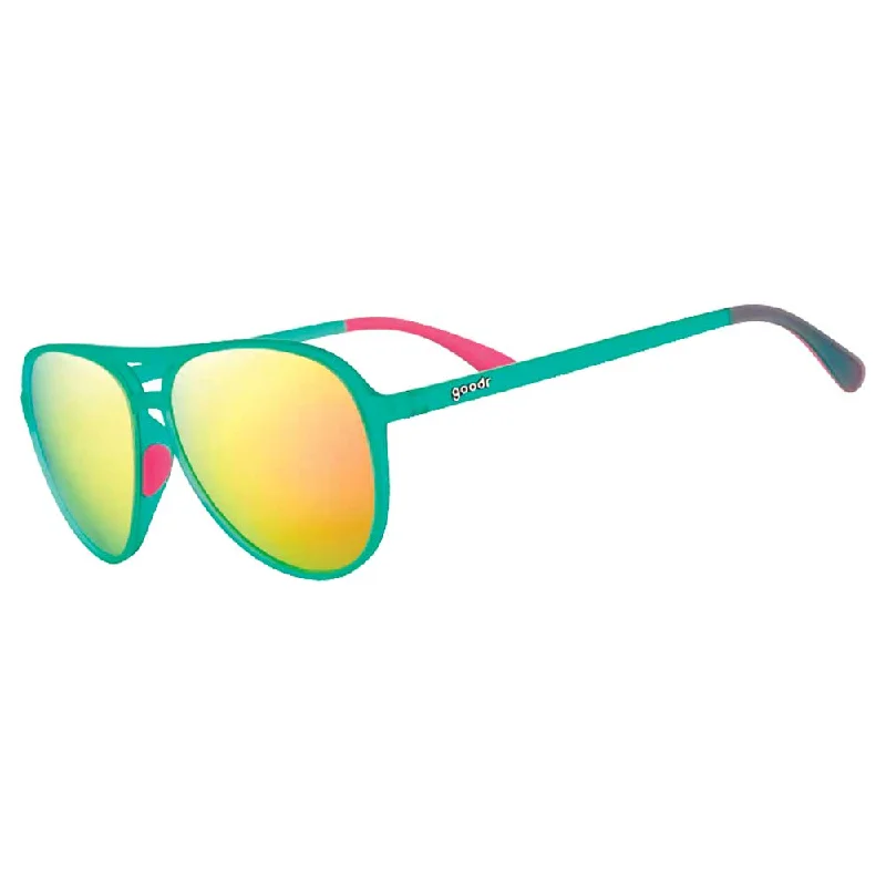 Goodr Mach G Kitty Hawkers Sunglasses Round - Rimmed Bohemian Look