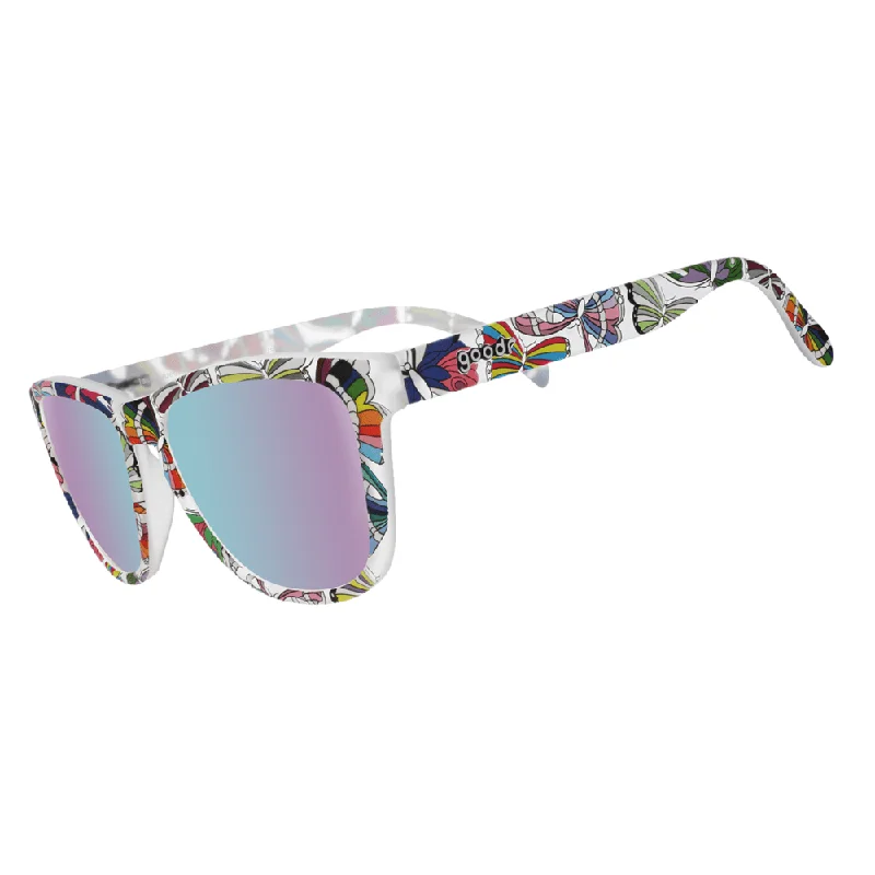 Goodr OGs Is it Queer n Here or is it just Us?! Sunglasses Mirrored - Lens Driving Look Goodr OGs Is it Queer n Here or is it just Us?! Sunglasses Mirrored - Lens Driving Look