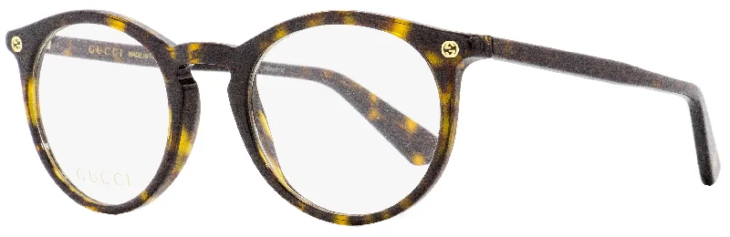 Gucci Men's  Eyeglasses GG0121O 002 Havana 49mm High - Tech Smart Glasses
