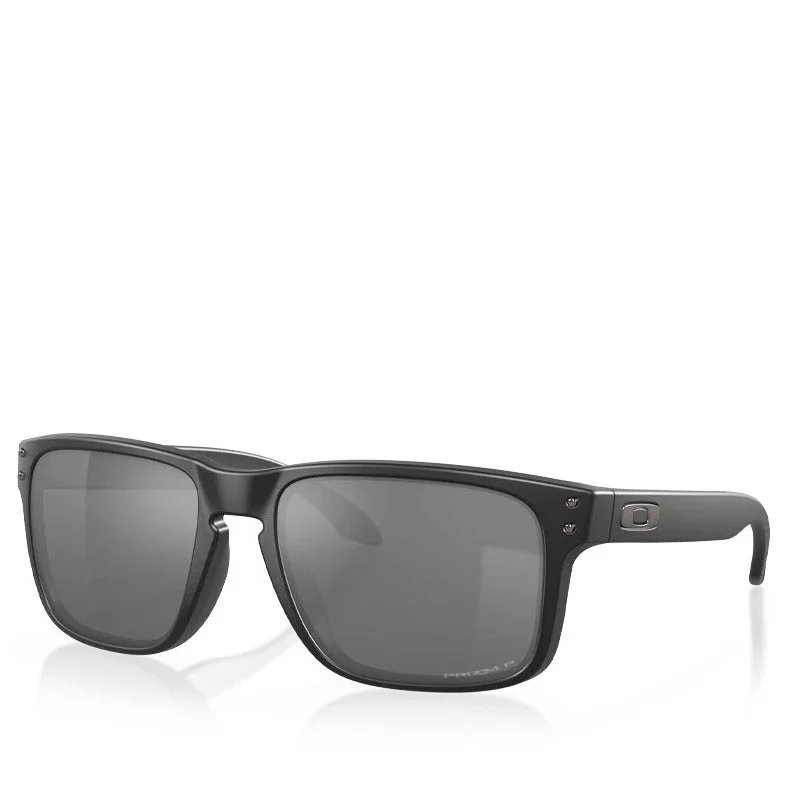 OAKLEY HOLBROOK MATTE BLACK W/ PRIZM BLACK POLARIZED Two - Tone Frame Contrast