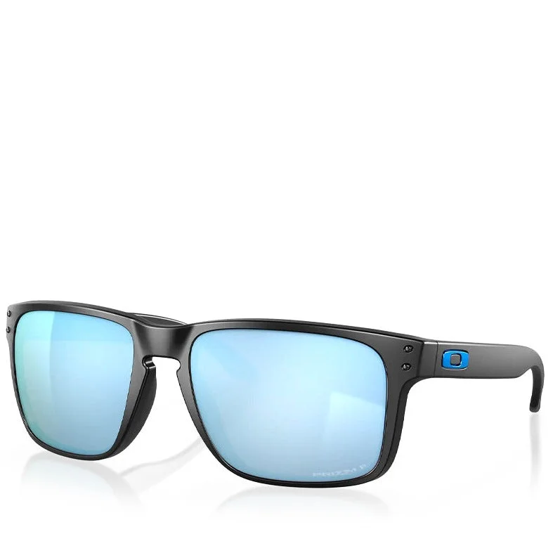 HOLBROOK XL MATTE BLACK W/ PRIZM DEEP WATER POLARIZED Art - Deco - Inspired Eyewear
