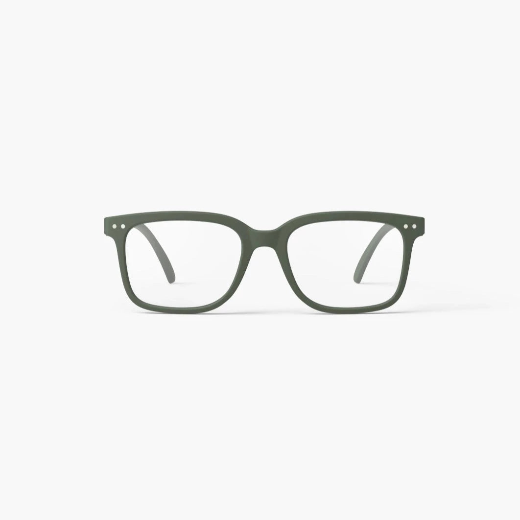 #L Reading Glasses (Kaki Green) Tinted - Lens Reading Glasses