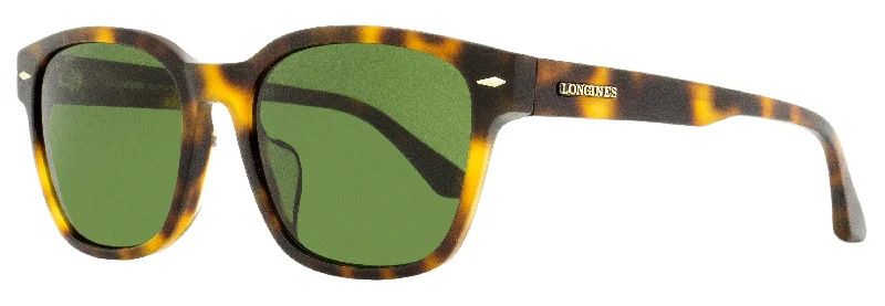 Longines Men's Rectangular Sunglasses LG0015H 52N Havana 56mm Glitter - Embellished Party Glasses Longines Men's Rectangular Sunglasses LG0015H 52N Havana 56mm Glitter - Embellished Party Glasses