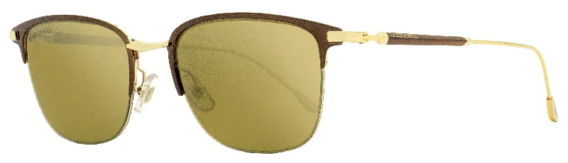 Longines Men's Rectangular Sunglasses LG0022 36G Bronze/Brown 53mm Retro Round - Frame Look Longines Men's Rectangular Sunglasses LG0022 36G Bronze/Brown 53mm Retro Round - Frame Look